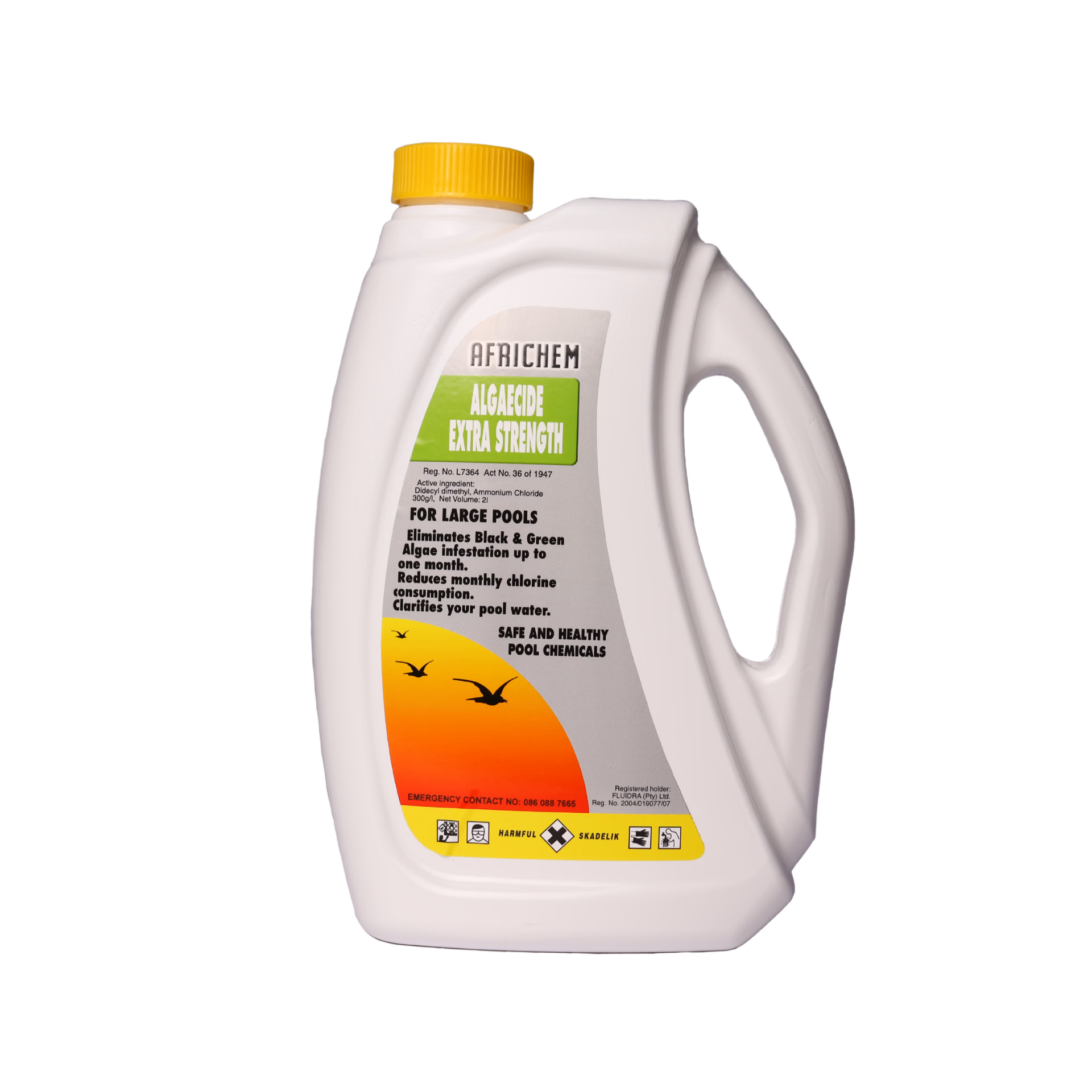 africhem extra strength for black green algae 2L