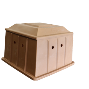 Filter Box Plastic Tan