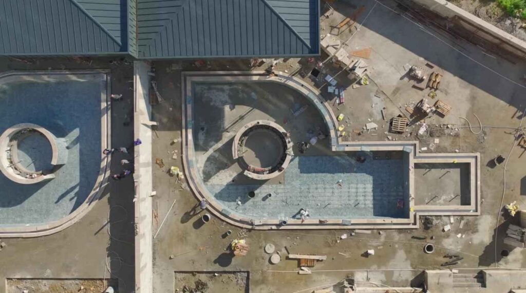 pool construction on site in south africa