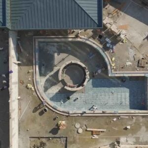 pool construction on site in south africa