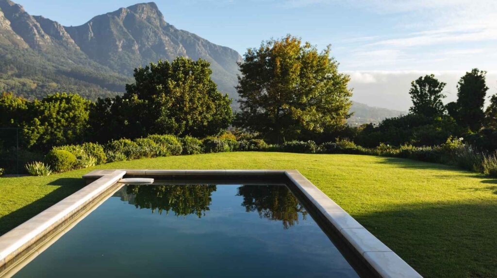 pool in south africa in ground garden